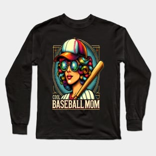 Determined Woman Empowered:  Best Baseball Mom Long Sleeve T-Shirt